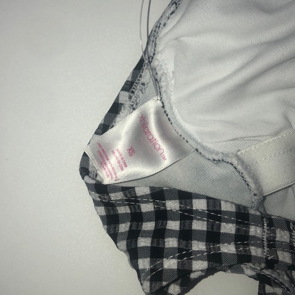 Black/white Gingham One Piece Bathing Suit size XS - Picture 6 of 6